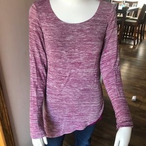Purple Long sleeve Top